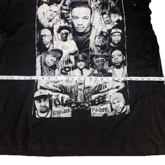 Vintage Hip Hop Rap Legends Tee Tupac, Biggie, Ice Cube, 90s/Y2k 5XL Shirt - Picture 4 of 6